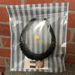 NWT Lele Sadoughi Velvet Kelly Headband
